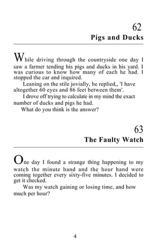 Shakuntala devi puzzles