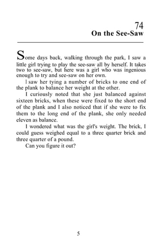 Shakuntala devi puzzles