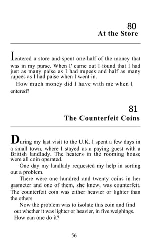 Shakuntala devi puzzles