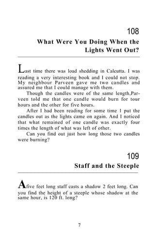 Shakuntala devi puzzles