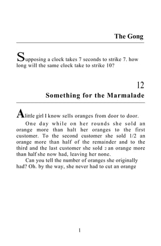 Shakuntala devi puzzles