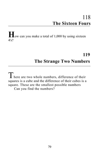 Shakuntala devi puzzles