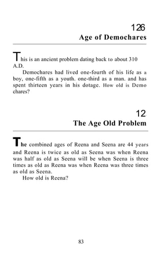 Shakuntala devi puzzles