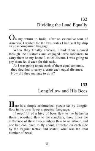 Shakuntala devi puzzles