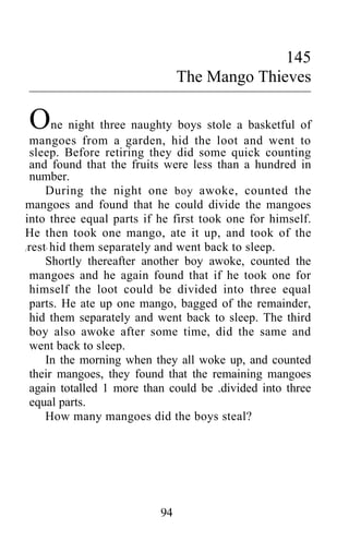 Shakuntala devi puzzles