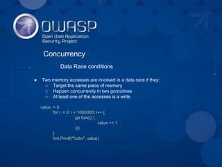 Andriy Shalaenko - GO security tips