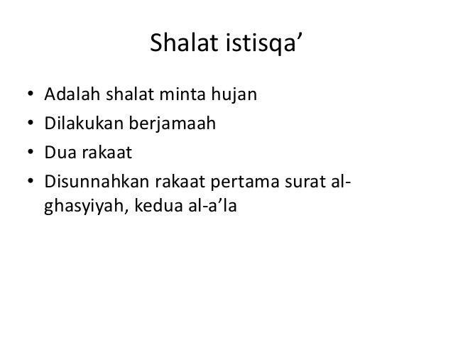 Shalat Shalat Sunnah