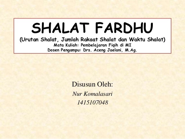 Shalat Fardhu