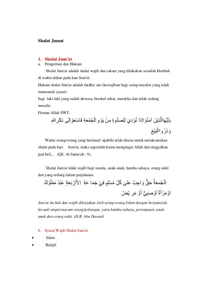 Shalat Jumat