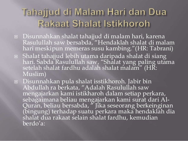 Fiqih Shalat Sunnah