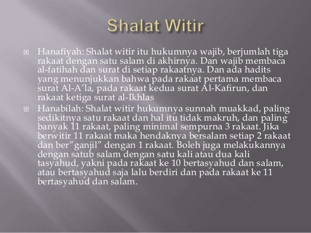 Fiqih Shalat Sunnah Fiqih Shalat Sunnah