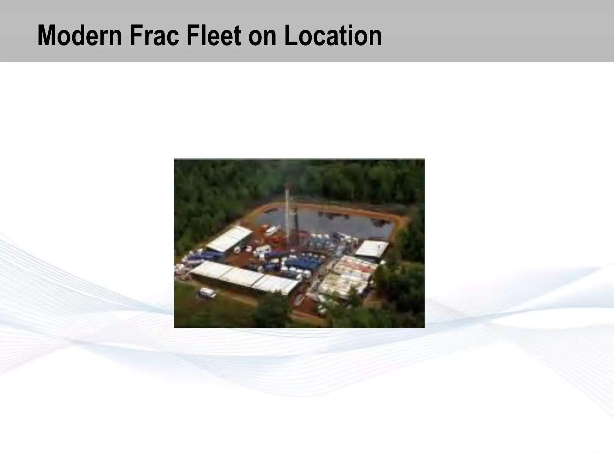 Modern Frac Fleet on Location

 
