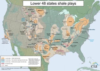 EIA's Lower 48 States Shale Plays Map