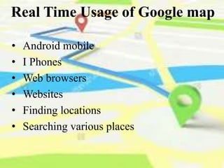 Google map and navigation | PPTX
