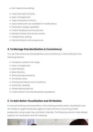Advantages of CAD Drafting Over Manual Drafting | Shalin Designs | PDF