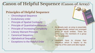 Shalini canons of library classification ( idea plane) pdf | PDF