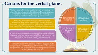Shalini canons of library classification ( idea plane) pdf | PDF