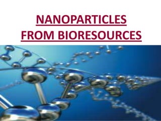 NANOPARTICLES
FROM BIORESOURCES

 