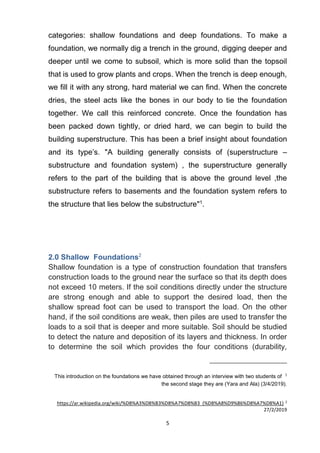 Shallow foundation full information | PDF