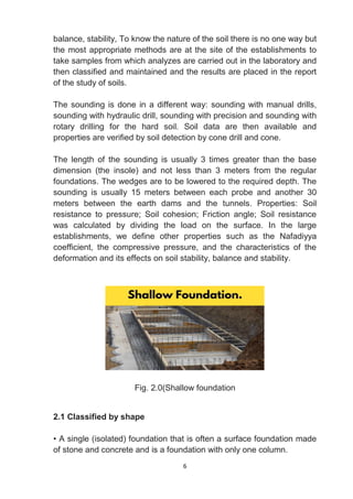 Shallow foundation full information | PDF