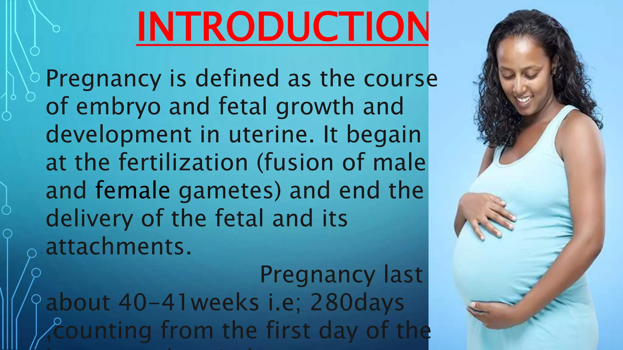 Physiology of pregnancy, placental hormones , parturition | PPTX