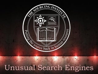 Unusual Search Engines
 