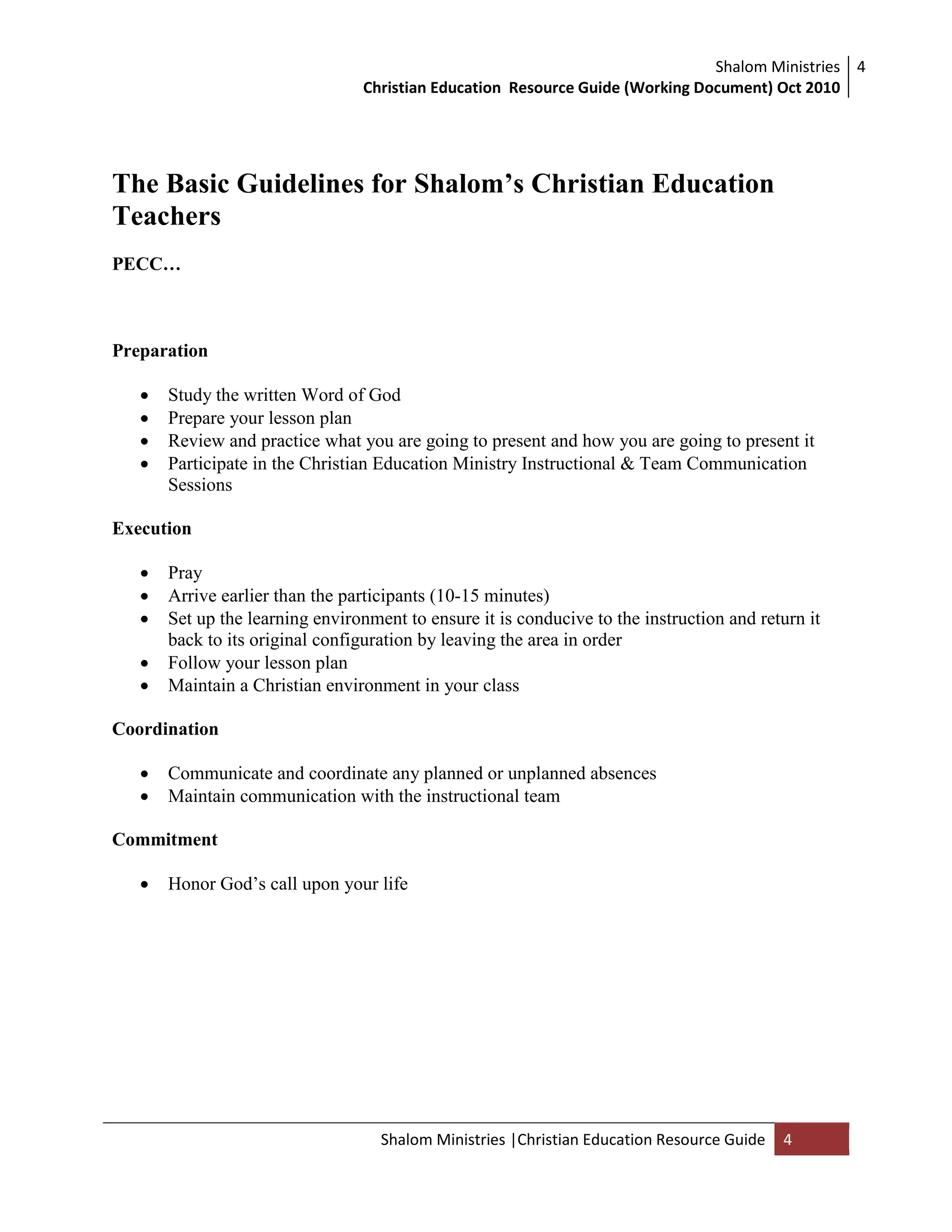 Shalom christian education_resource_guide_-_working_document[1] | PDF