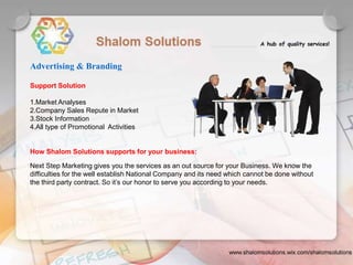 Shalom Solutions profile updated
