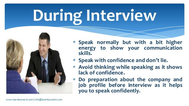 Interview Behaviour and Body Language
