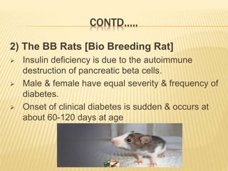 screening methodes of anti-diabetic drugs | PPTX