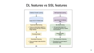 DL features vs SSL features
38
 
