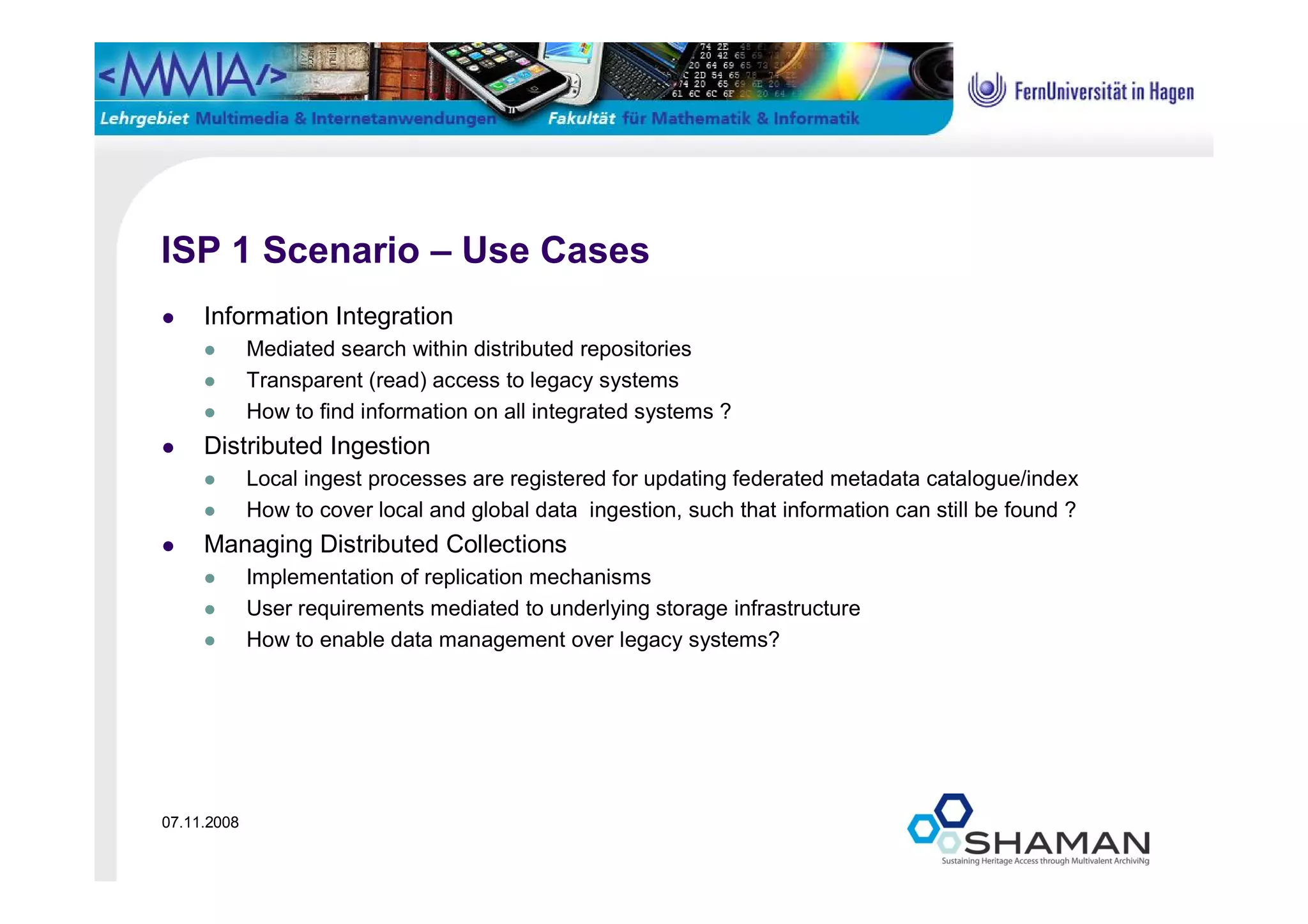 Shaman Project Hemmje