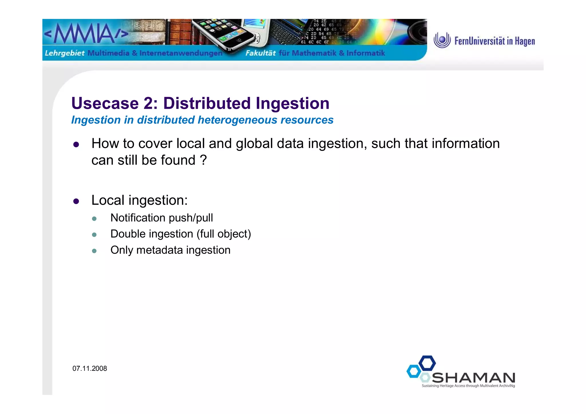 Shaman Project Hemmje