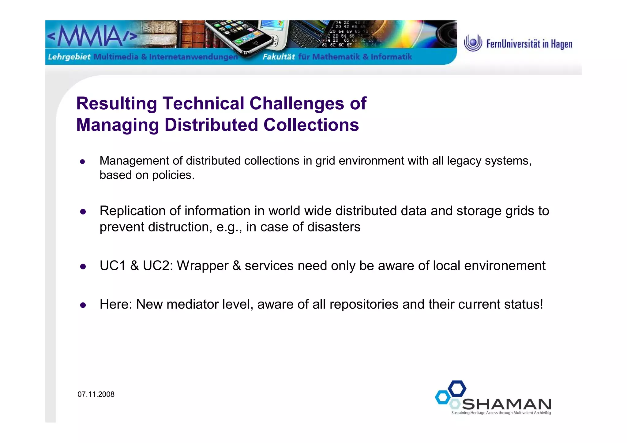 Shaman Project Hemmje