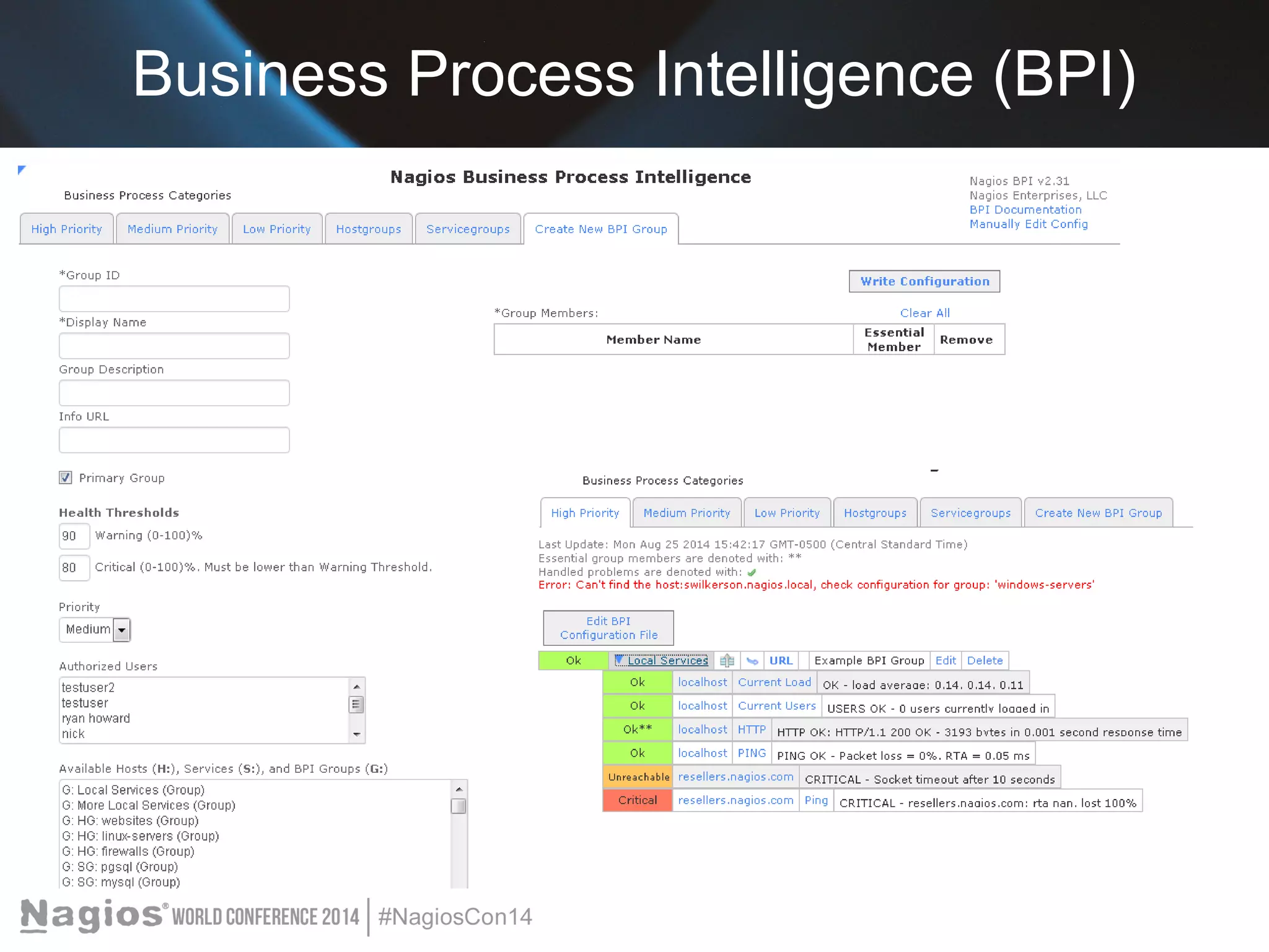 Business Process Intelligence (BPI) 
 