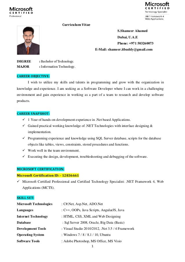 cv file