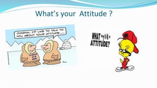 What’s your Attitude ?
 