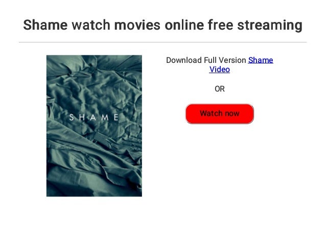 Shame Streaming Shame Streaming