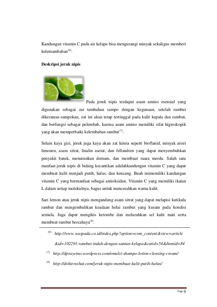  Shampo dari kulit nanas