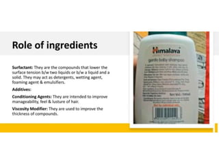 Shampoo formualtion and evaluation test (cosmetics)