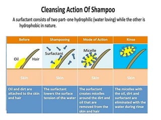 Shampoo formualtion and evaluation test (cosmetics)