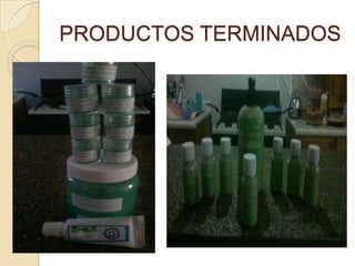 PRODUCTOS TERMINADOS
 