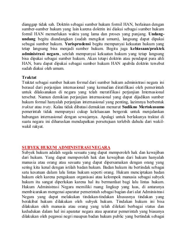 Sumber hukum administrasi negara