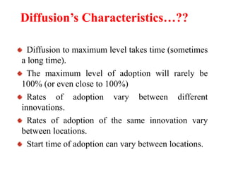 Elements in Diffusion …???
 