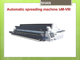 Automatic spreading machine SM-VIII
SHAN
ASSOCIATE
 
