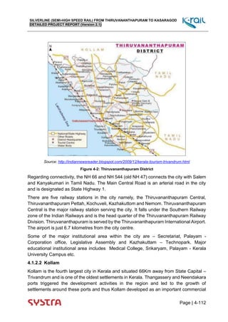 Silver Line Railway Route Map K Rail Silver Line Dpr - James Joseph Adhikarathil 9447464502