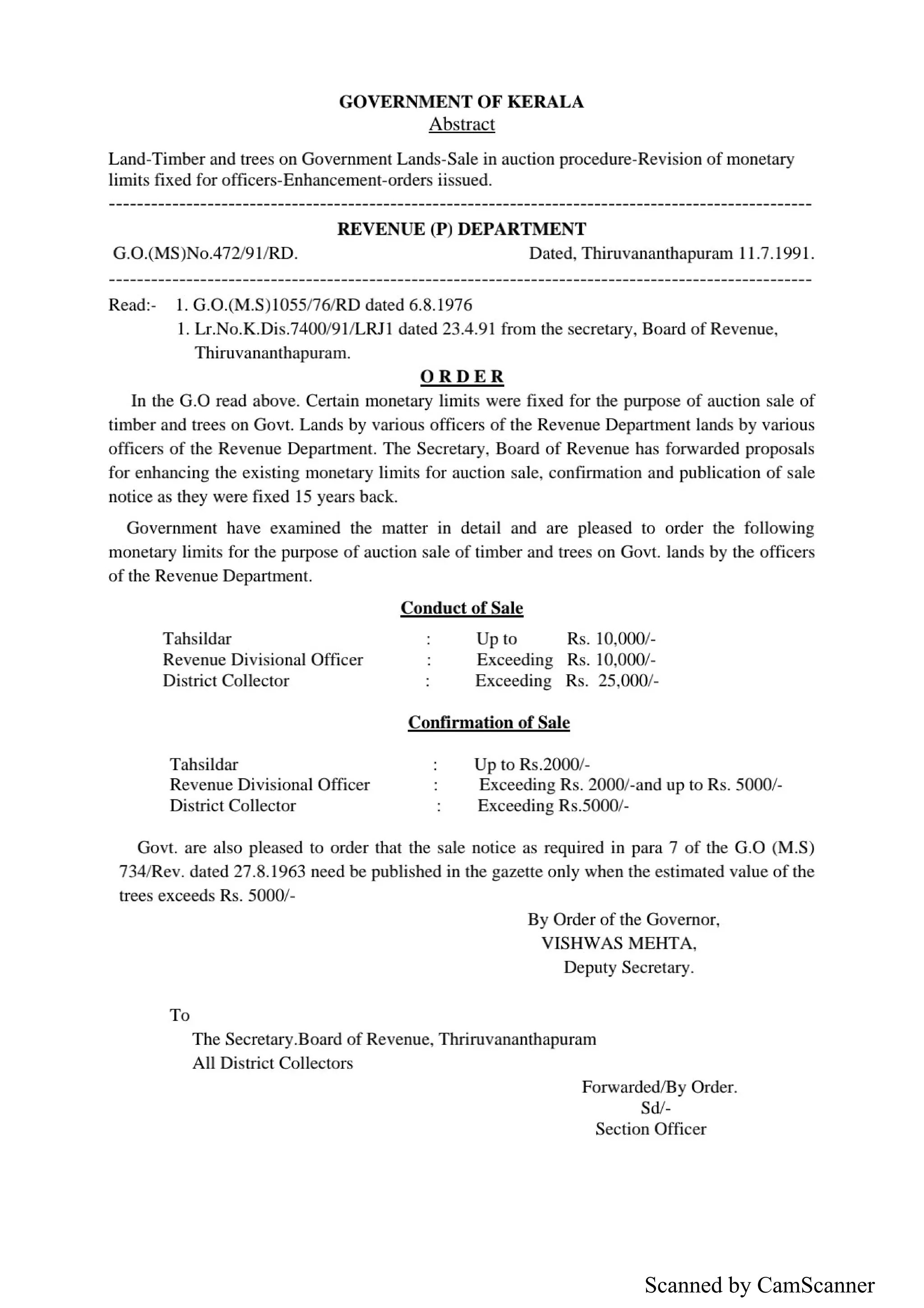 wood auction procedures order dt 11122019 . PDF