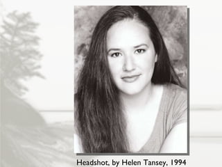 Headshot, by Helen Tansey, 1994 