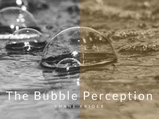 The Bubble Perception