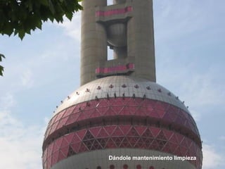 Dándole mantenimiento limpieza 